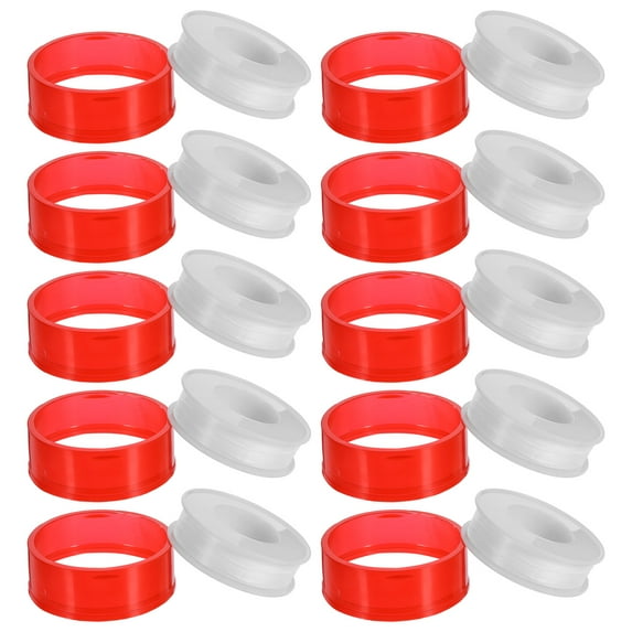 OUNONA Ptfe Thread Tape Red for Home Plumbing and Water Leak Sealing