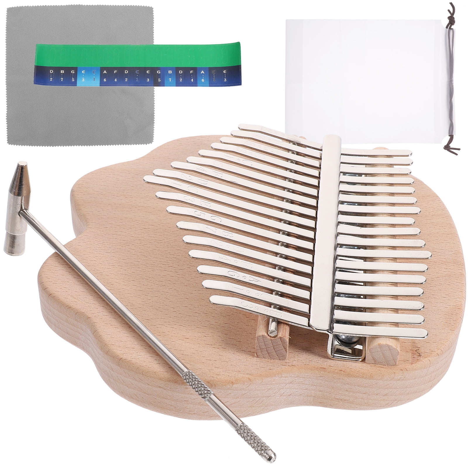 IFANLANDOR Kalimba Keys Bright Sound Adults Music Practice 1 Set 5.7X5.5In