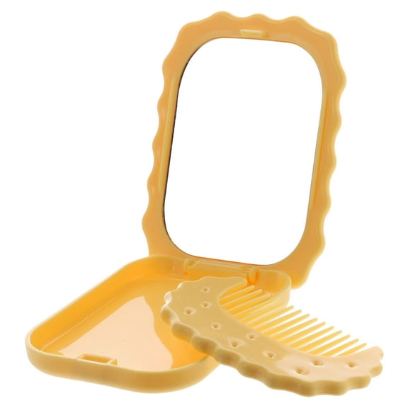 OUNONA Tiny Portable Makeup Mirror Travel 10.60X8.00X1.50CM