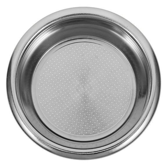 OUNONA Stainless Steel Espresso Filter Cup Reusable Coffee Tea Filter Metal 1 Set for Espresso Machine Coffee Making Tool