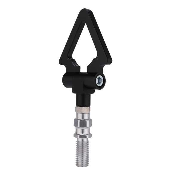 OUNONA Tow Hook Ring Triangle Tow Hook Trailer Hitch Trustworthy Tow Hook 21x9 Cm Black