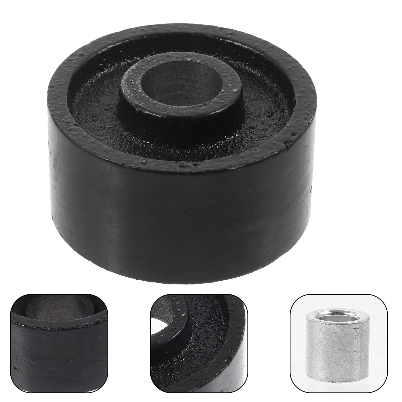 OUNONA Trailer Jack Wheel Replacement Front Wheel Trailer Swirl Jack Caster Wheel Jack Attachment