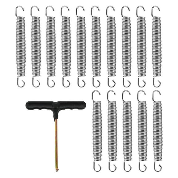 OUNONA Portable Trampoline Spring Tool Set with Galvanized Steel Reinforced Springs for Easy Replacement and Repair