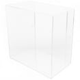 thumbnail image 1 of OUNONA Clear Acrylic Floating Wall Shelf for Storage, Modern Farmhouse Style, 9.84 x 5.91 x 2.76 Inch Display Organizer, 1 of 8