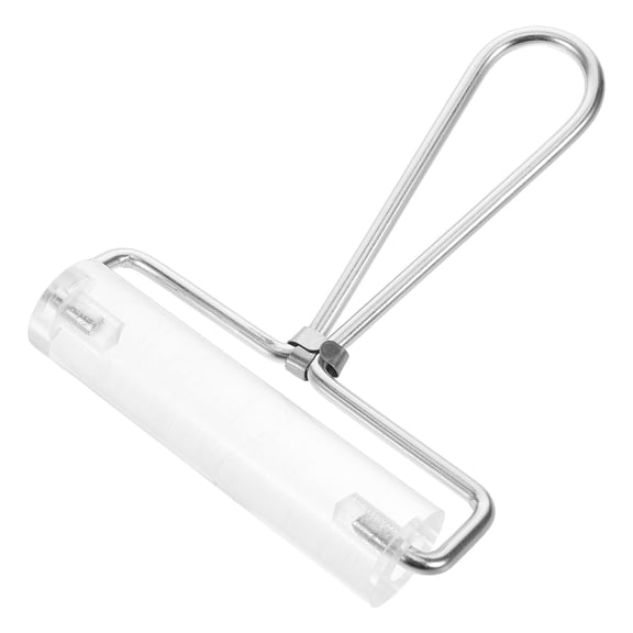 FOLOYORI Metal Handle Transparent Acrylic Roller for Precise Clay and Fondant Rolling