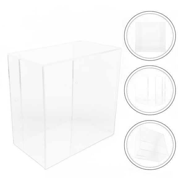TABLETREANDS Wall Mounted Storage Shelf Acrylic Industrial 1Set 7.2x7.2in