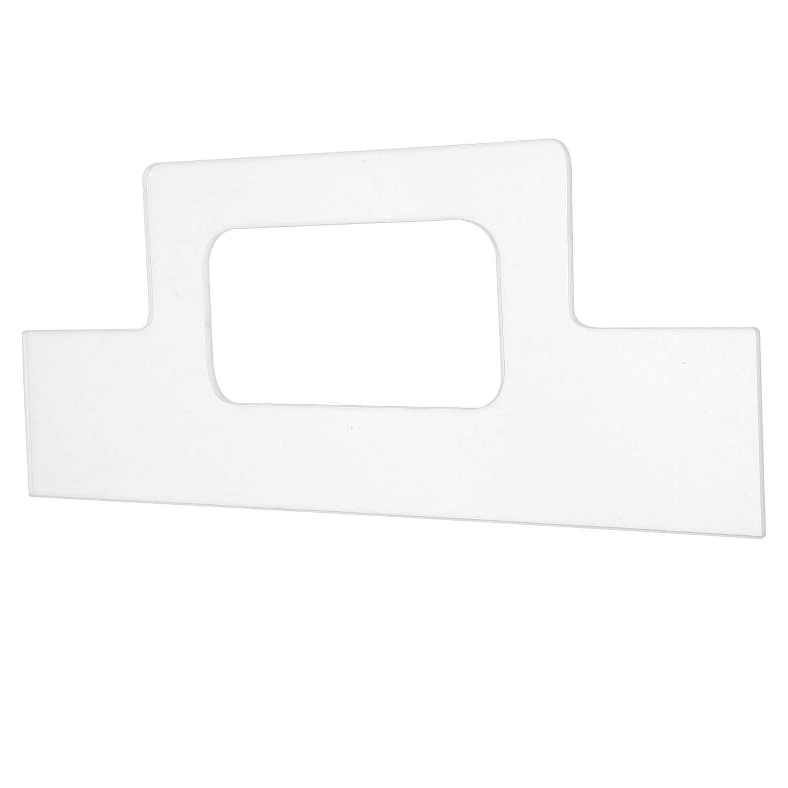 Transparent Acrylic Cutting Board Template with Handle Design for
