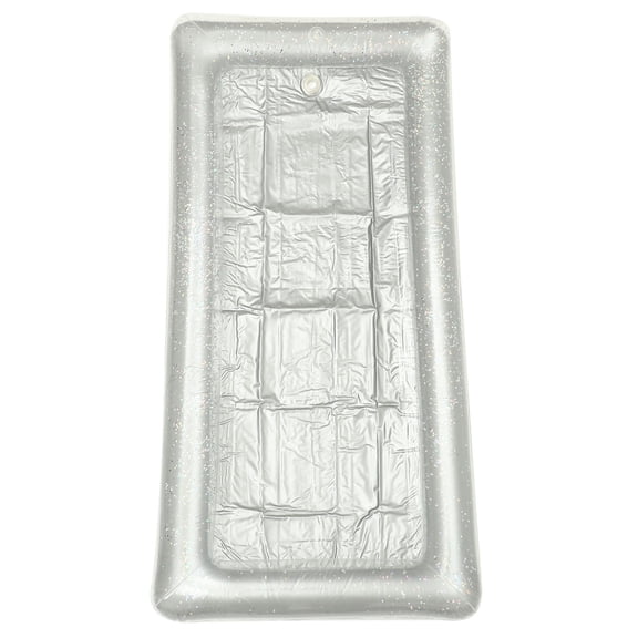 OUNONA Transparent Inflatable Serving Bar Cooler for Parties and Buffets PVC Large Capacity 75.5x26.5 inches