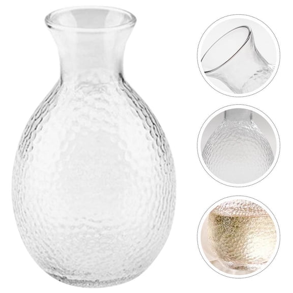 OUNONA Empty Bottles Wine Decanter Glass 1Pcs