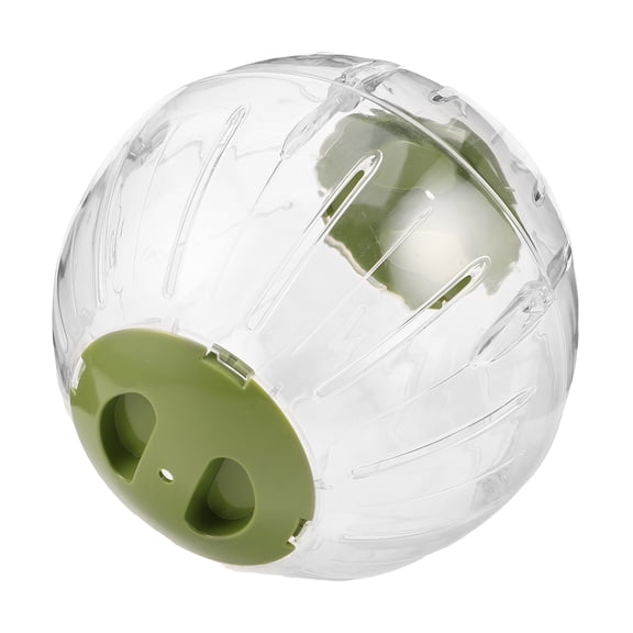 OUNONA Transparent Plastic Hamster Running Wheel for Squirrels Gerbils and Small Pets Silent and Portable