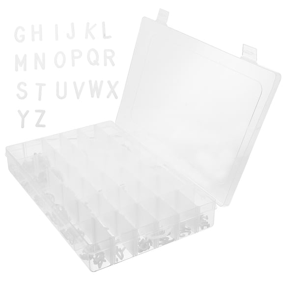 OUNONA 2Sets Transparent Plastic Letters for Felt Letter Boards Secure Attachment Versatile Use