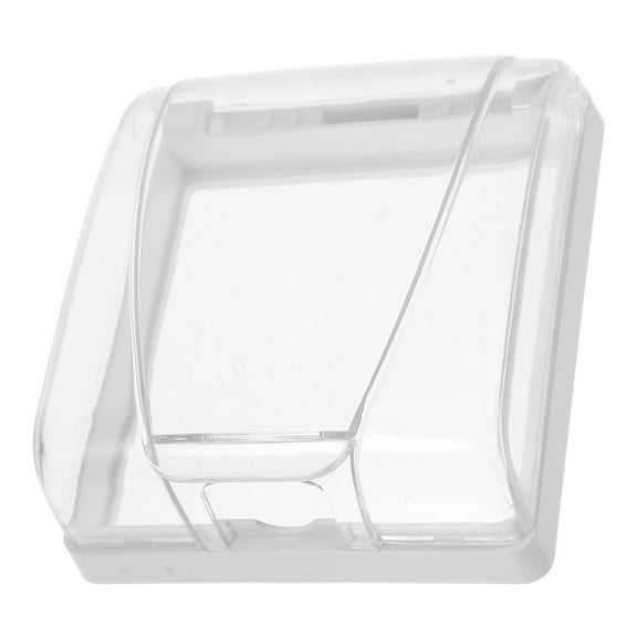 Transparent Socket Protector for Bathroom 86 Type Waterproof Wall Outlet Cover Weatherproof Outdoor Electrical 1 Set