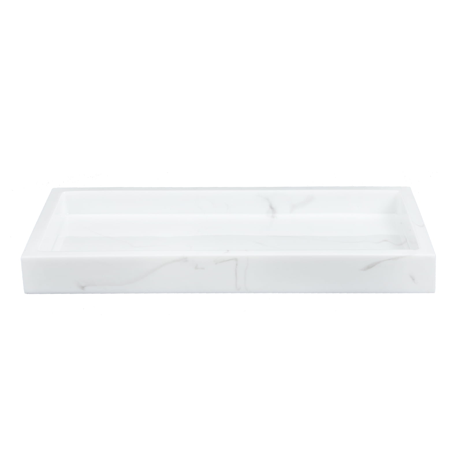 OUNONA Tray Bathroom Vanity Trays Storage Organizer Marble Soap Kitchen ...