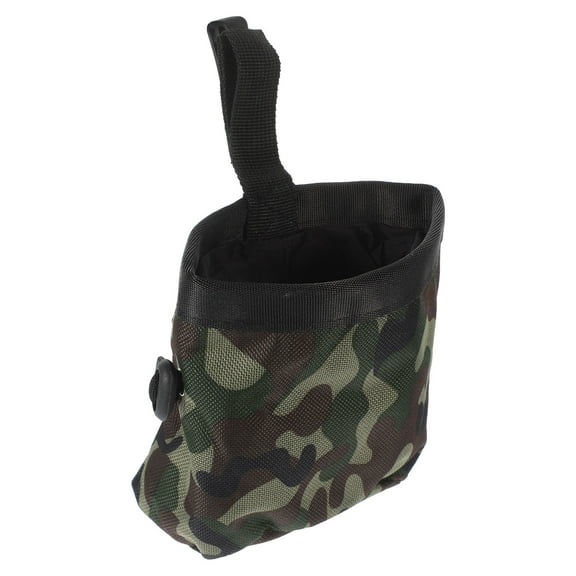 OUNONA  Treat Pouch Outdoor Puppy Snack Container Snacks Travel Green