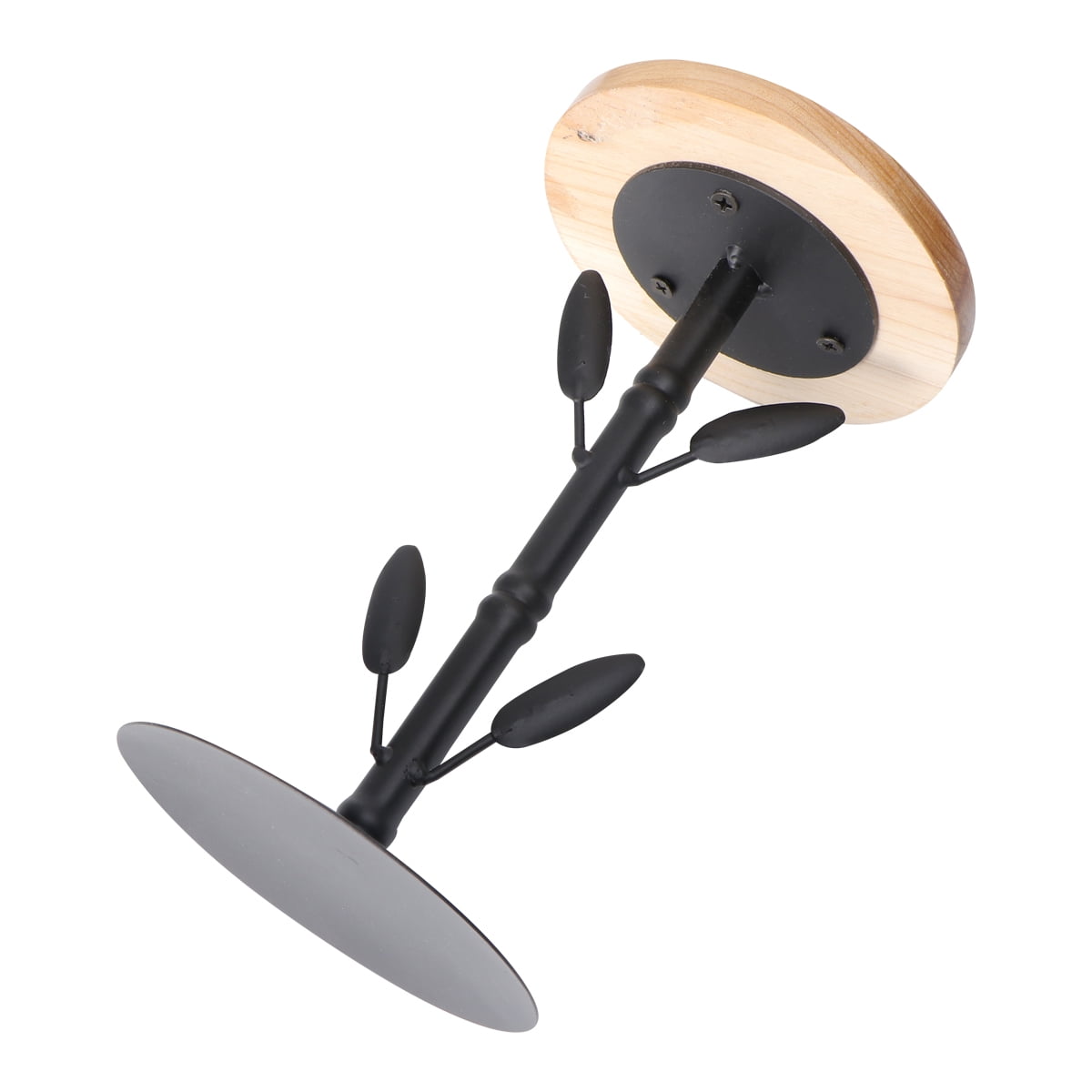 OUNONA 1Pc 21x12cm Iron Art Storage Rack Creative Tree Leaf Decorative ...