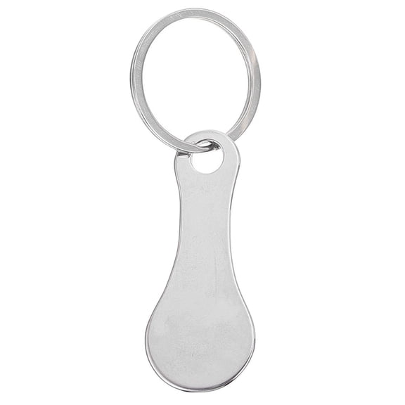 OUNONA Trolley Tokens Keychain Quarter Holder Keychain Shopping Art Trolley Token