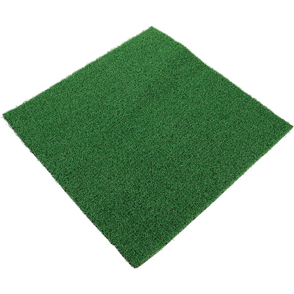 OUNONA Turtle Basking Turf Grass Mat Green Plastic Pet Accessories 1Pcs