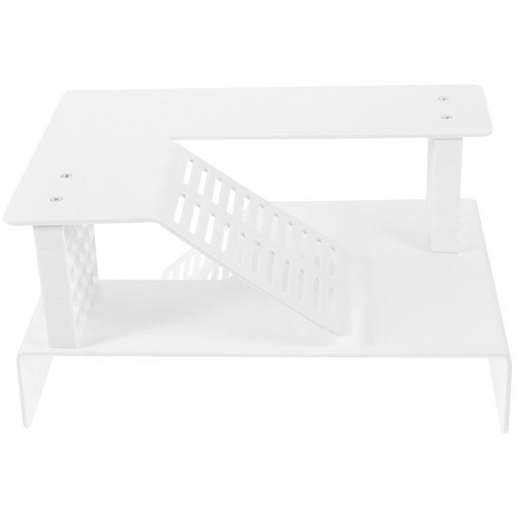 OUNONA Turtle Terrace Terrapin Tortoise Fish Tank Decoration White