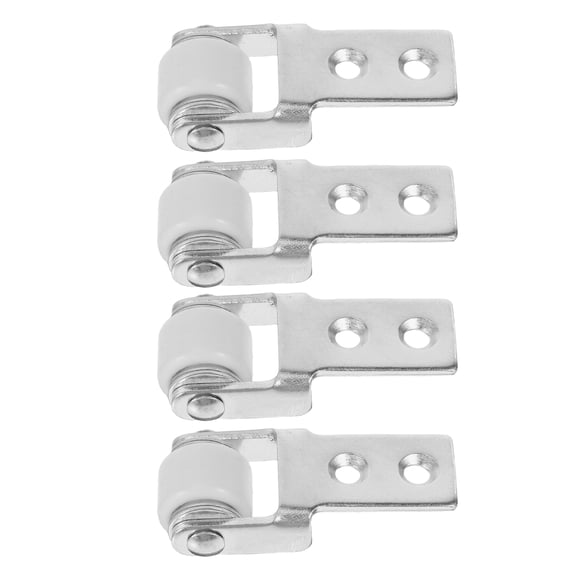 OUNONA 4-Pack Nylon Track Guide Wheels for Furniture, Ultra-Quiet Rollers for Smooth Movement and Easy Space Organization
