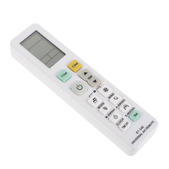OUNONA Universal Ac Remote Control White for Multi Brand Air Conditioner with Screen and Timer