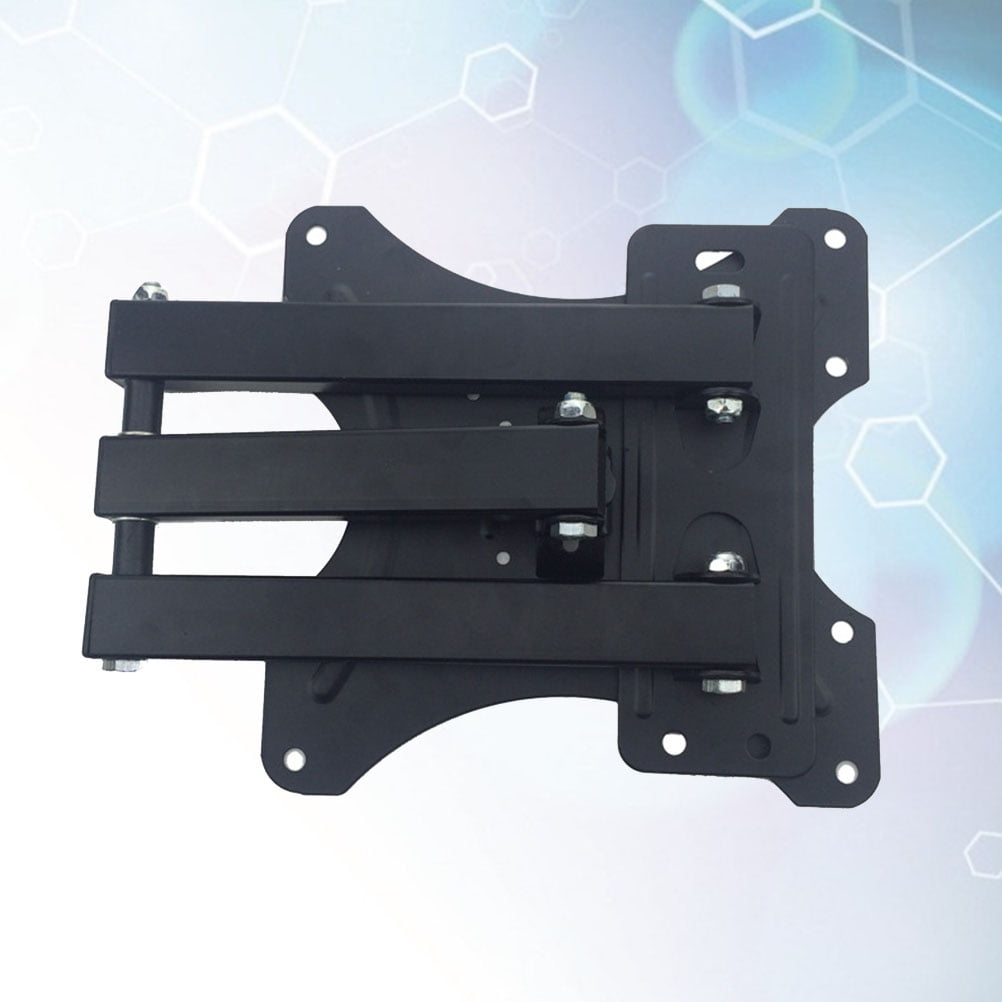OUNONA Universal Articulating TV Wall Mount for 14-42 Inch Flat Panel TVs Black Color Iron Material
