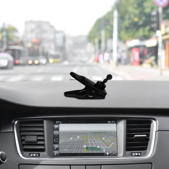 OUNONA Universal Auto Fan Clip for Car Black Plastic Fan Holder with Versatile Rotating Feature