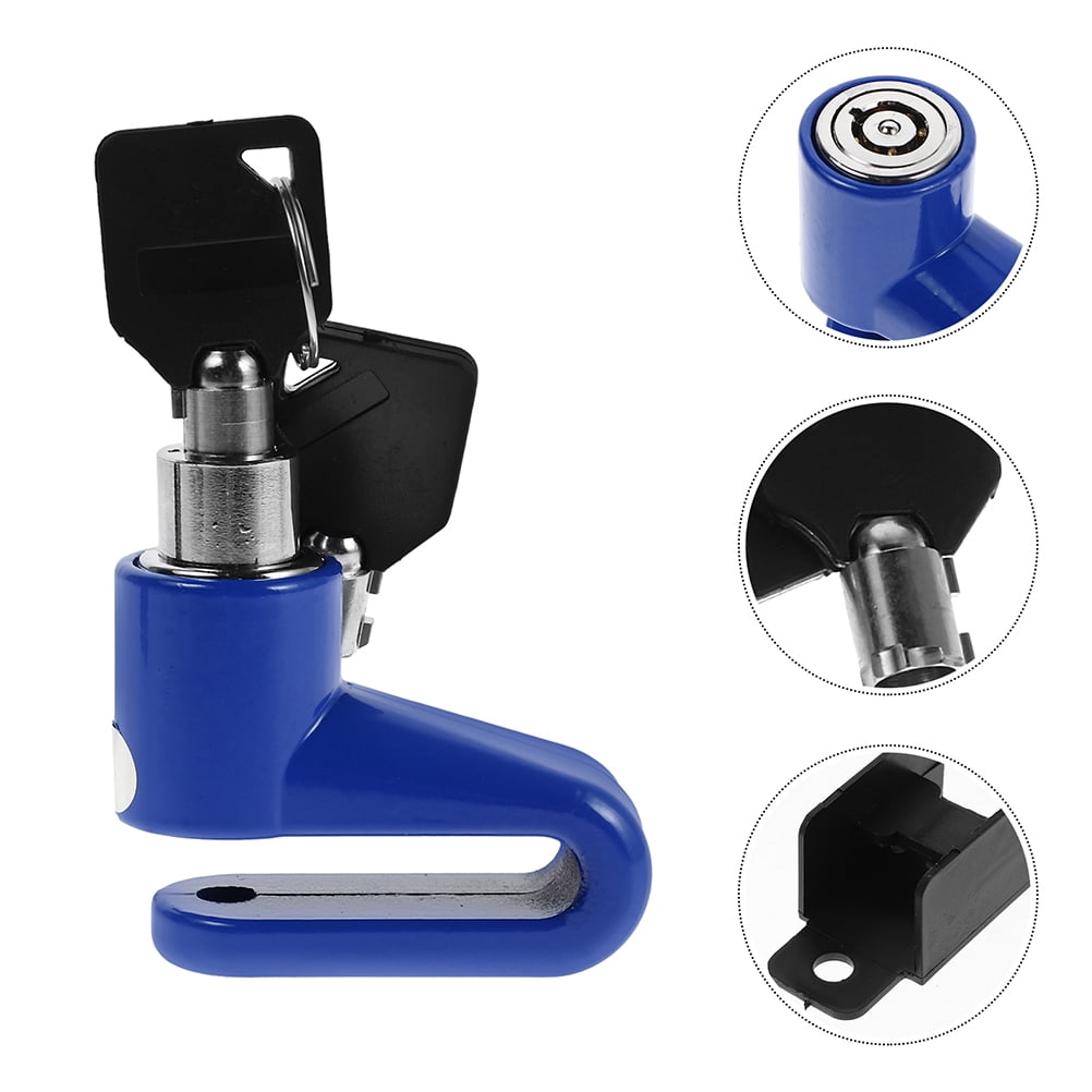 OUNONA Universal Bike Disc Brake Lock Anti-Theft plastic Lock For Bicycles Motorcycles Electric Scooters Lightweight And Portable With Advanced Security Features And Easy Operation