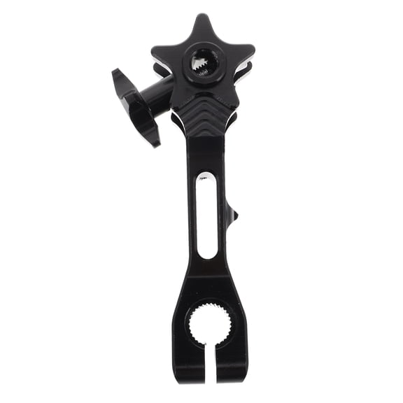 OUNONA Universal Black Aluminum Rear Brake Rocker Arm for Motorcycle Dirt Bike with Star Design