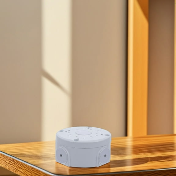 OUNONA Universal Dome Cameras Junction Box Outdoor Camera Base Box Hide Cable Wall Ceiling Mount Bracket Aluminum Electric Enclosure For Security Cameras 12cm