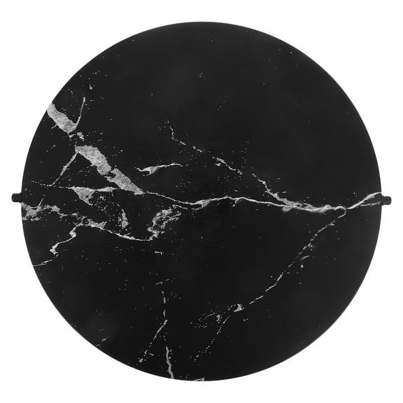 OUNONA Universal Fit Trash Can Lid with Stylish Marble Texture, Replacement Cover for Home and Kitchen Use