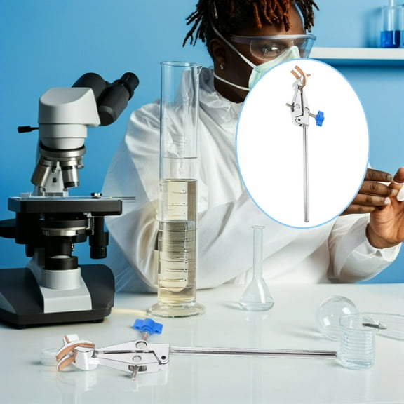 FOLOYORI Four-Prong Cork Lined Lab Prongs 1Pcs 9.96X2.76X1.06In