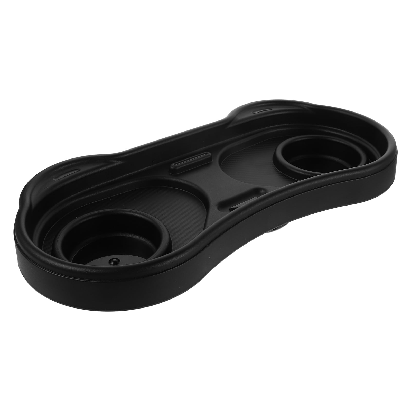 OUNONA ABS Stroller Tray Lock, Black, Adorable Panda Design, Kids Travel and Toy Holder Accessory