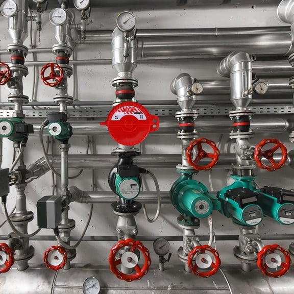 OUNONA Valve Lockout Device Red for Propane Tank and Gate Valve Safety with Portable Design