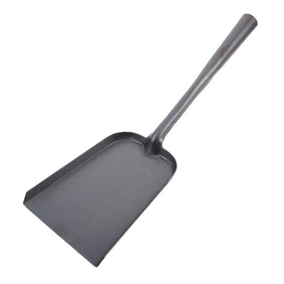 OUNONA Steel Fireplace Shovel Dark Grey for Home Versatile Compatibility