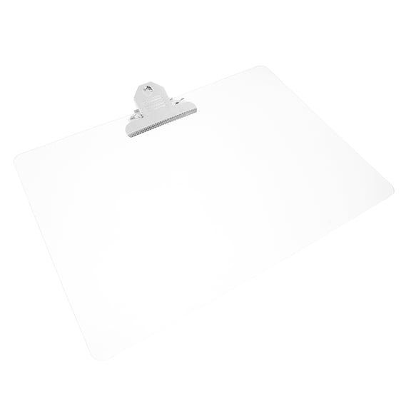 FOLOYORI Transparent Message Clip Office Use Writing Board 1Pack 12.4x9.4x1.2In