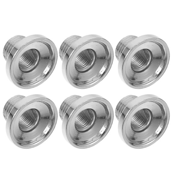 OUNONA Versatile Plated Silver to M10 Adapter for Floor Lamp Thread Fixtures and Lighting Projects
