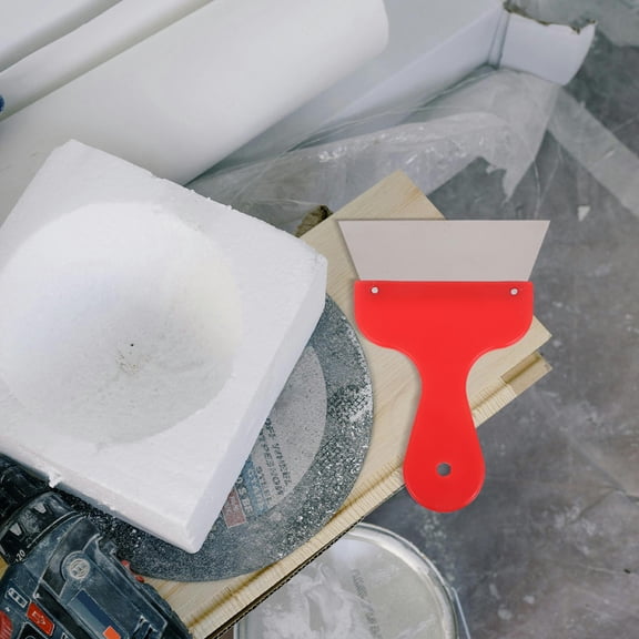 OUNONA Versatile Wallpaper Hanging Tool with Stainless Steel Edge for Smooth Peel and Stick Walls