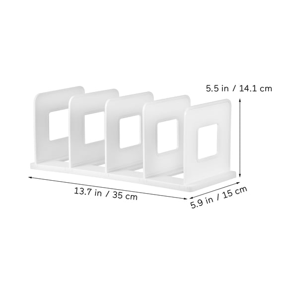 OUNONA Vertical File Organizer Rack for Desk - Office Binder, Document, Notebook Holder for Efficient Workspace Organization