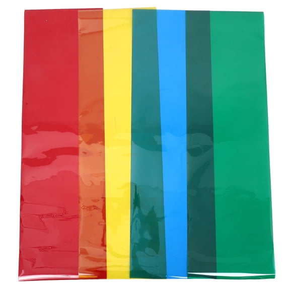 OUNONA Decorative Window Film Pet Assorted Color Easy to Install and Remove