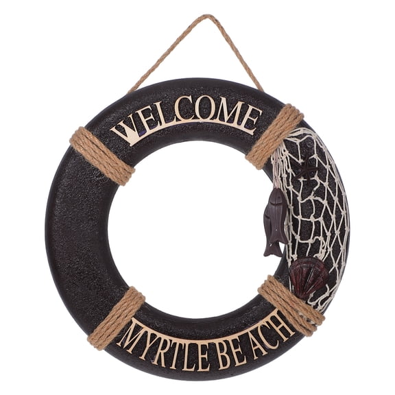 Tineasur Nautical Wall Decor Brown Nursery Decoration for Kids Room, 1 Piece, Ocean Theme Children's Room