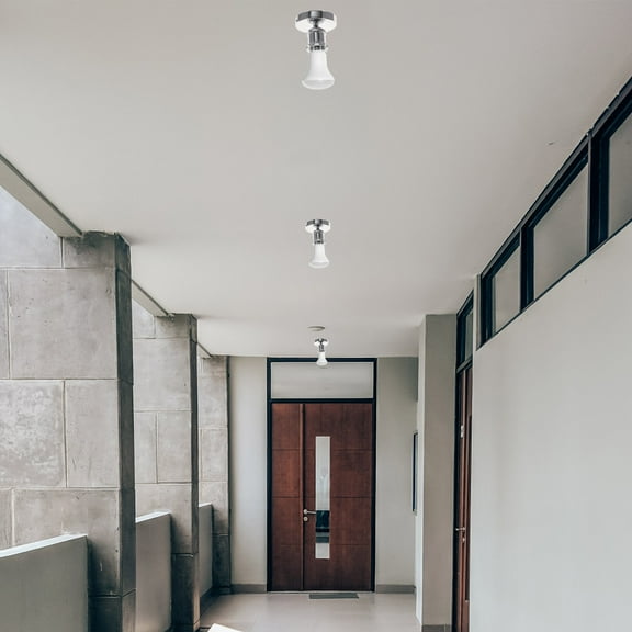 OUNONA Vintage Light Bulbs Ceiling Mounted Lamp Holder Easy Installation Base