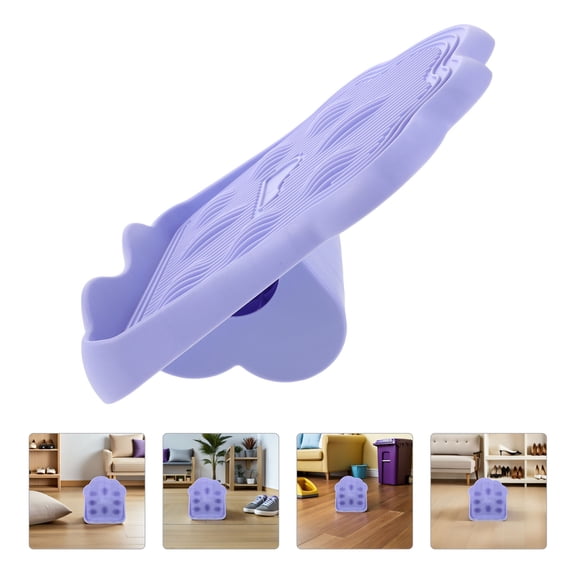 OUNONA Violet Plastic Calf Stretch Board for Home Gym Leg Workout and Muscle Flexibility