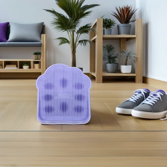 OUNONA Violet Fitness Stretch Board for Calf and Ankle Flexibility with Portable Design for Home Gym