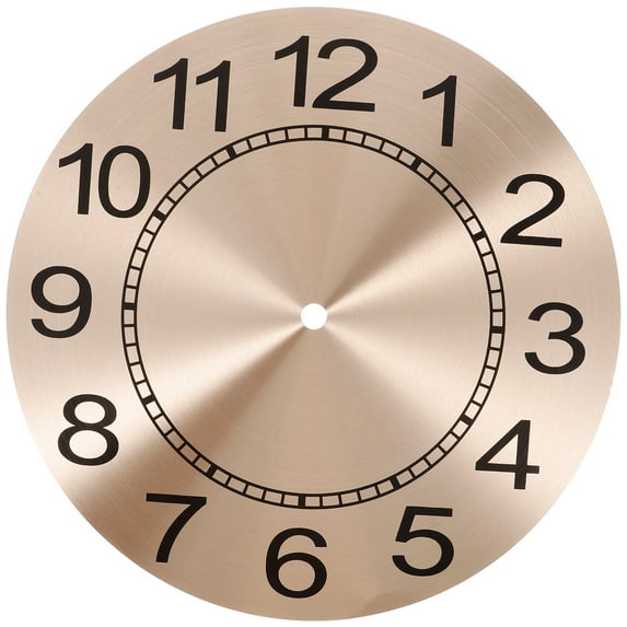 OUNONA Wall Clock Dial DIY Clock Dial Plate Replacement Clock Dial Digital Clock Dial Clock Accessory