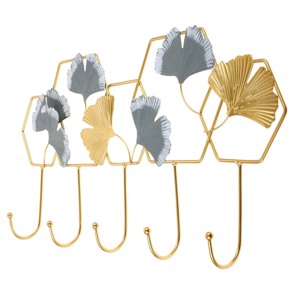 OUNONA Wall Mount Clothes Rack Coat Hook Kitchen Hooks Office