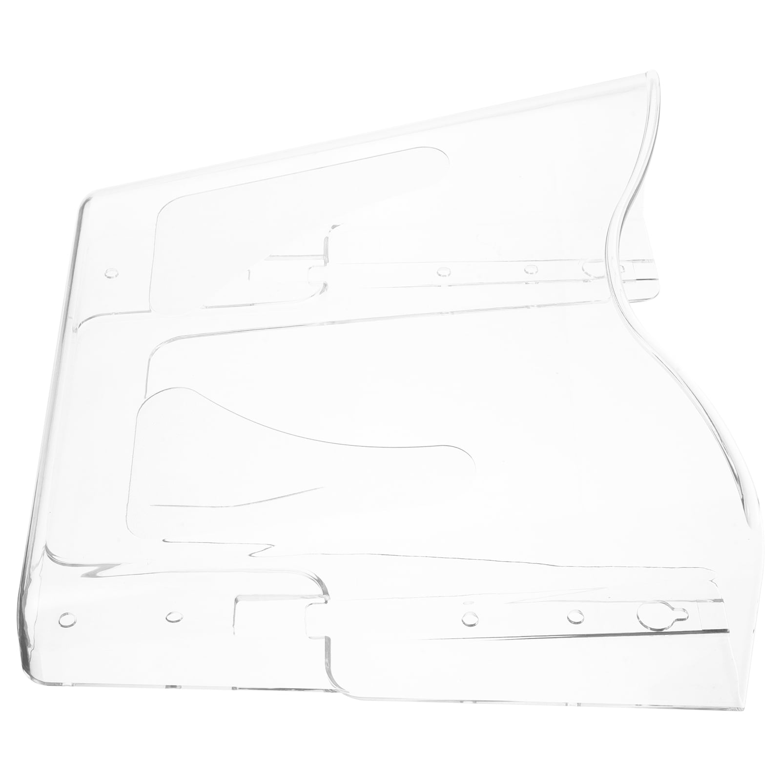 OUNONA Wall Mount Magazine Shelf for Home Clear Acrylic Document Holder ...