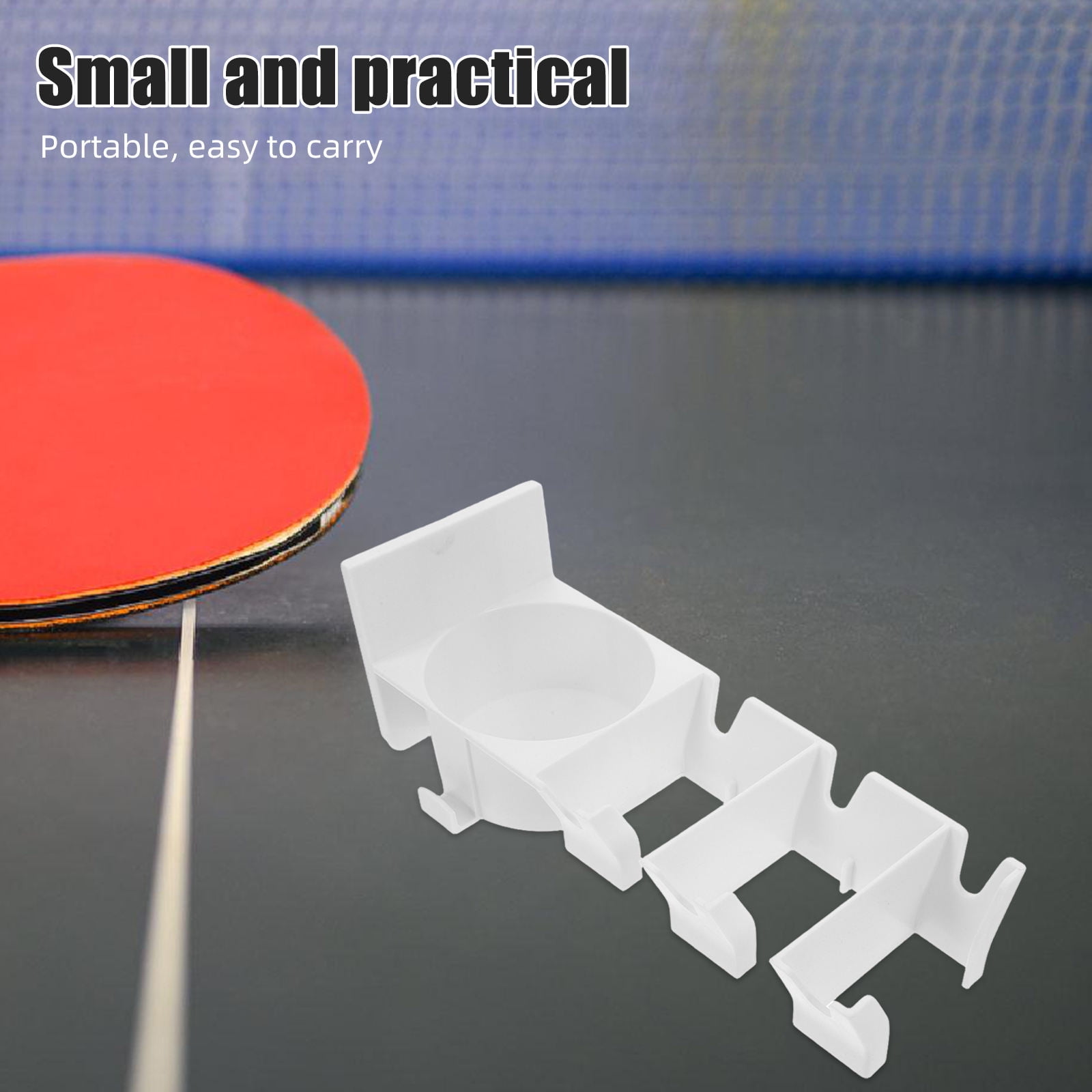 OUNONA Wall-Mounted Racket Storage Rack Bat Display Stand Table Tennis ...