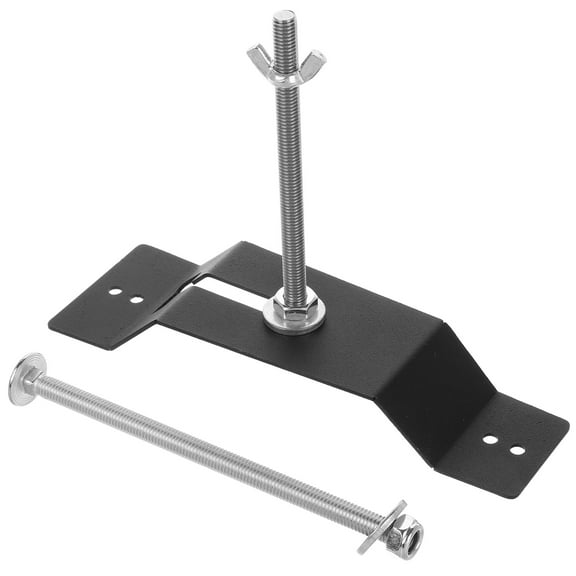 OUNONA Wall Mount Carrier Bracket for Trailer Black Metal