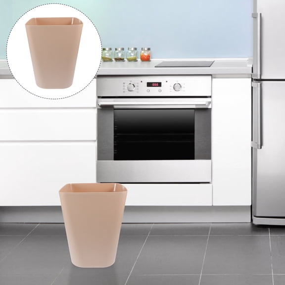 OUNONA  Wall Mounted Trash Can Garbage Gift Simple Design Office