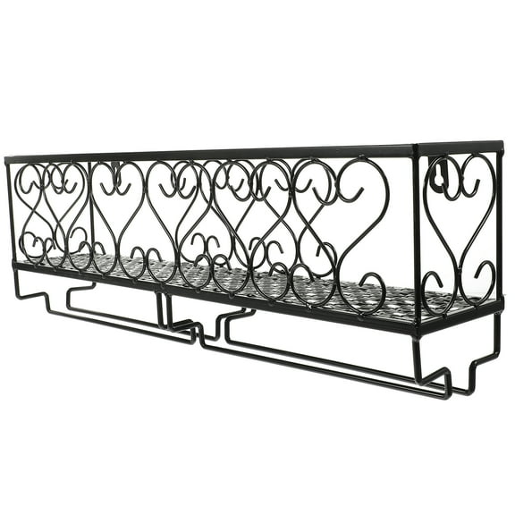 OUNONA Wall Mounted Wine -mounted Multi-functional Holder